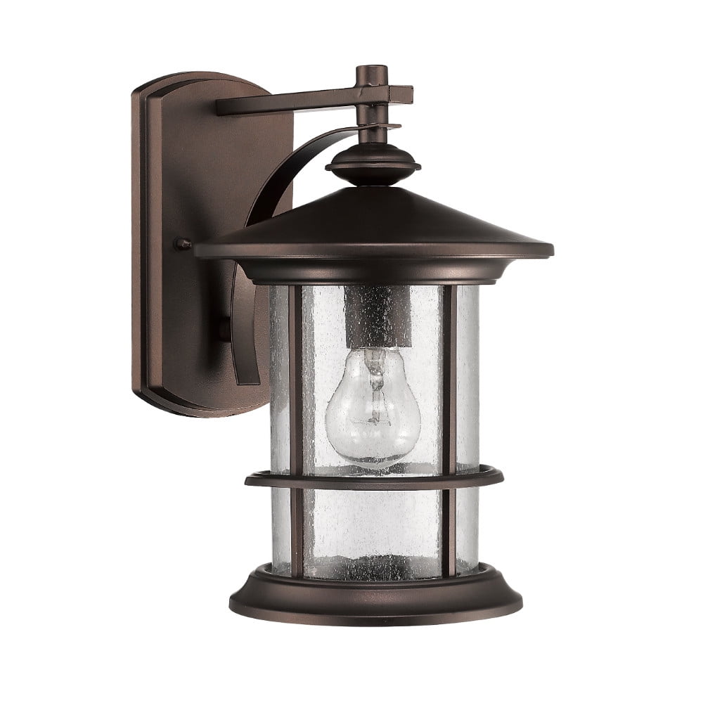 Chloe Lighting Chloe Lighting Ashley Superiora Transitional Wall-Mount 1-Light Outdoor Rubbed Bronze Sconce