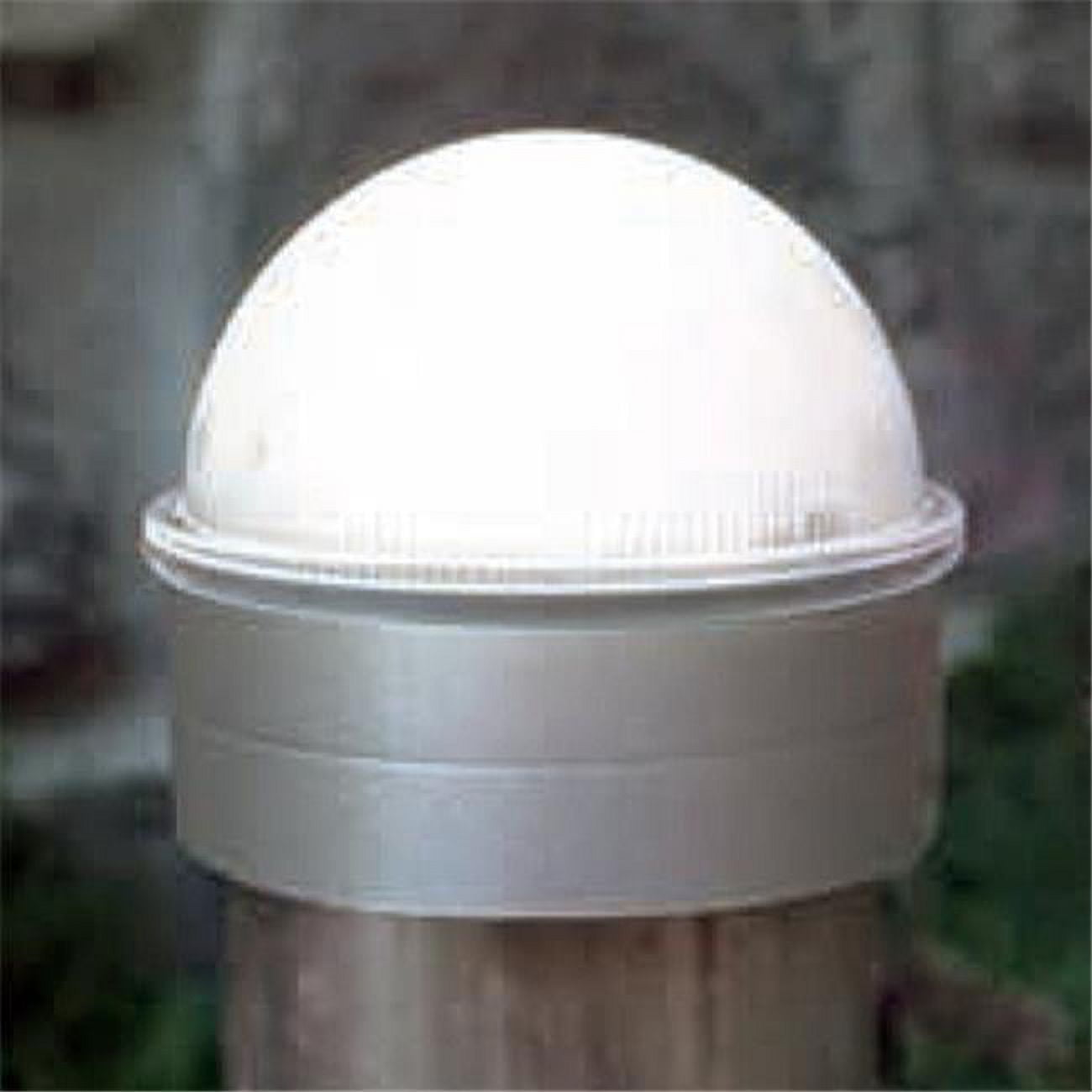 Classy Caps Ch2233S Summit Chain Link Fence Silver Solar Post Caps