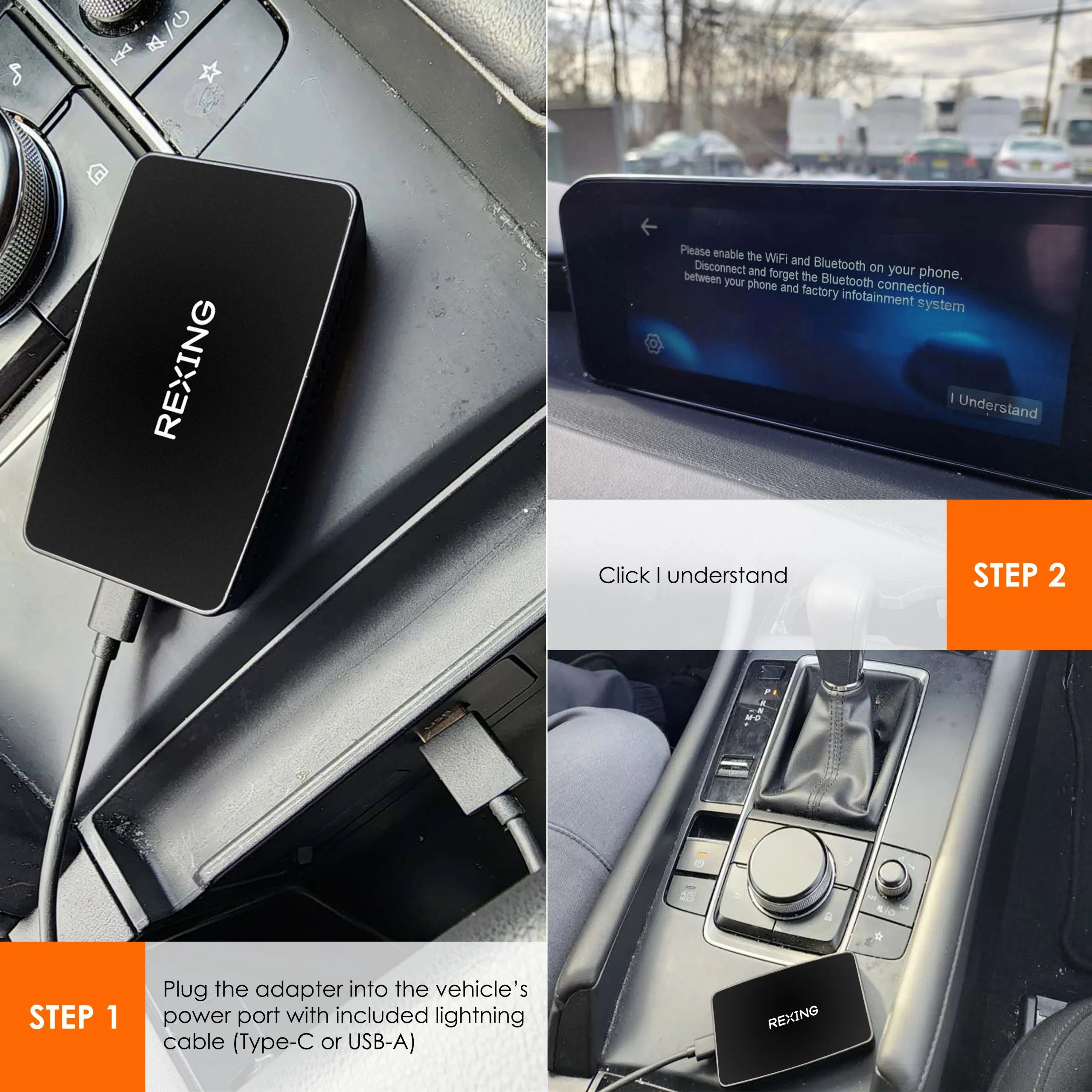 Rexing CPW-1 Wireless Apple CarPlay Adapter - Sale