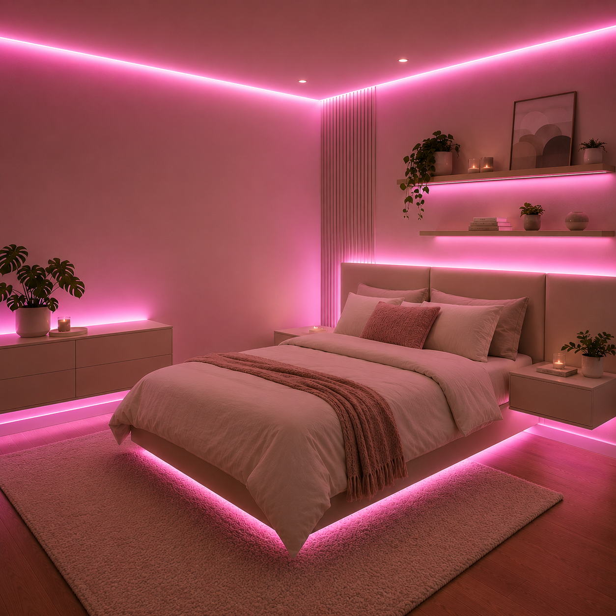 Strip Light 300 LED 5M Waterproof - Pink