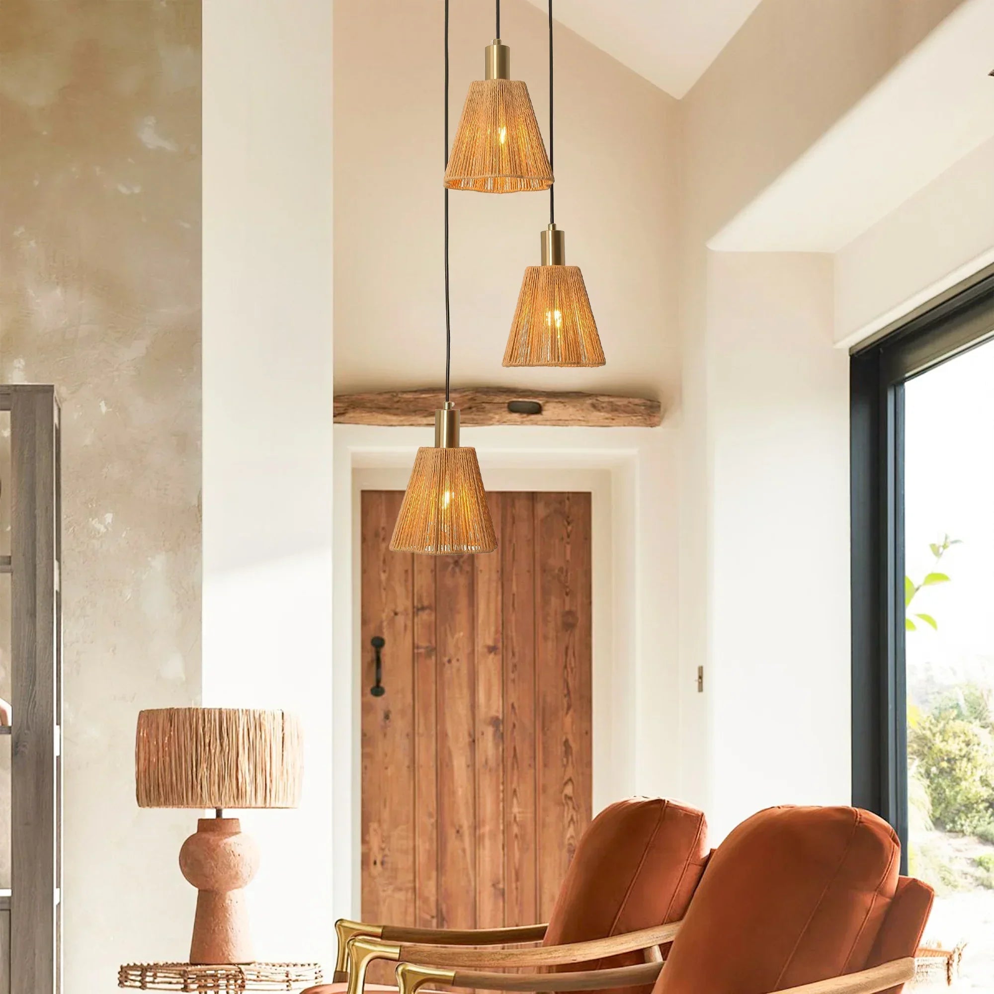 15 Inch Merle 3-Light Island Pendant Light