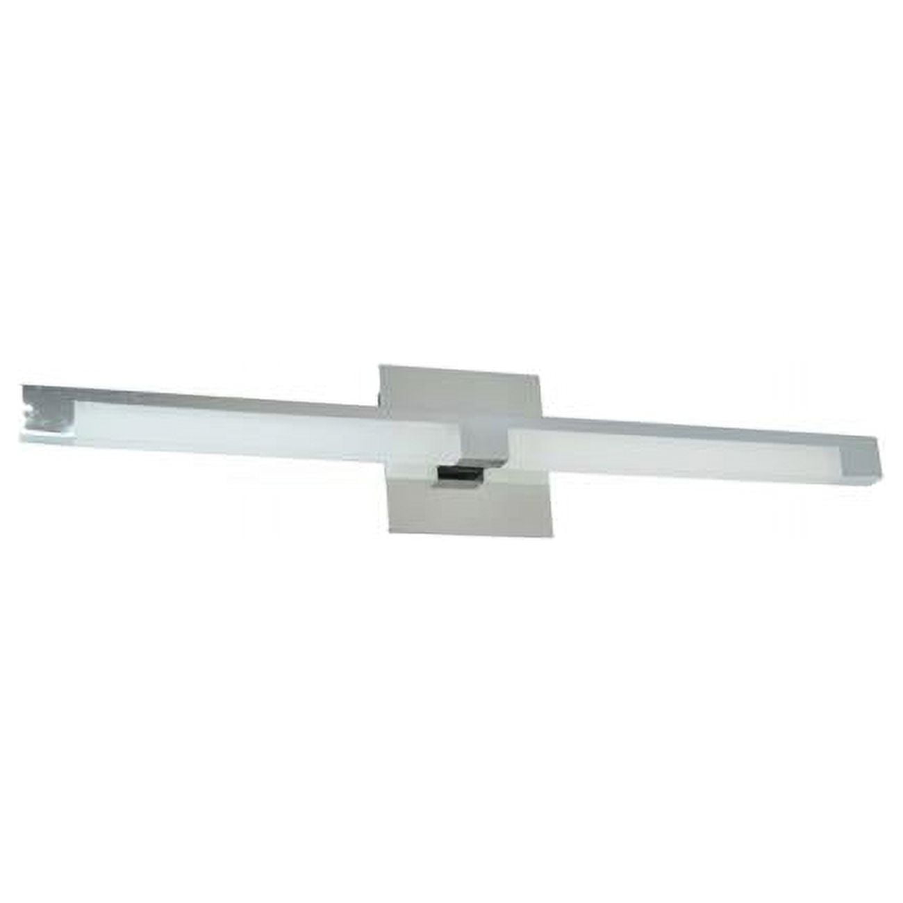 Dainolite 28in LED Vanity Light, Polished Chrome Finish, Metal, Model SOH-28W-PC