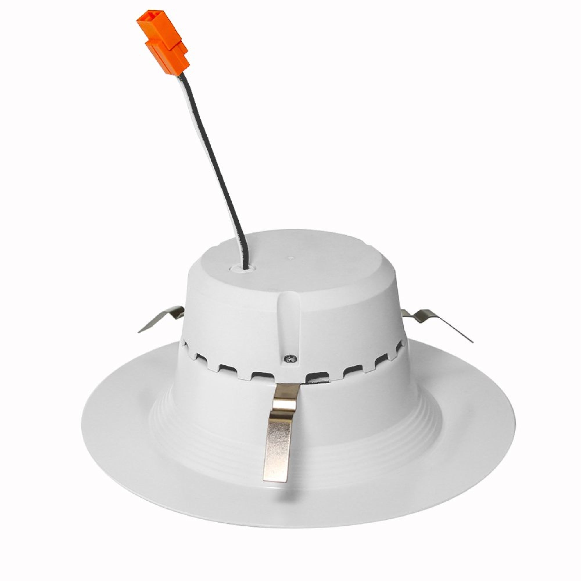 Euri Lighting DLC-2040e LED Downlight Retrofit 5/6in Bright White 4000K Dimmable 13.5W E26 Adapter UL & Energy Star Listed