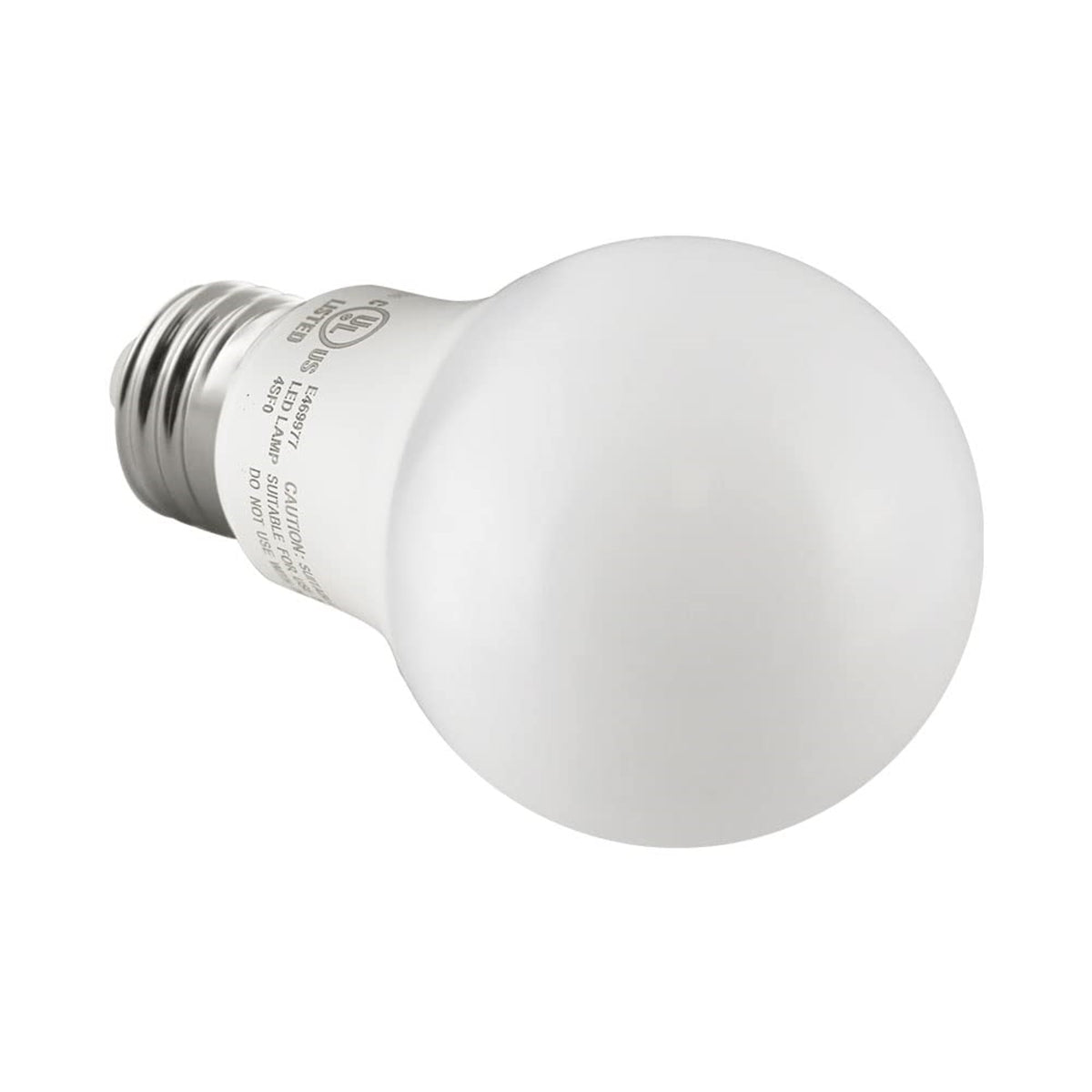 Euri Lighting EA19-6020e-4, LED A19 4-Pack, 9W (60W Equiv.) 800lm, Dim, 80 CRI, Warm White (2700K), Damp Rated, E26 Base, Fully 