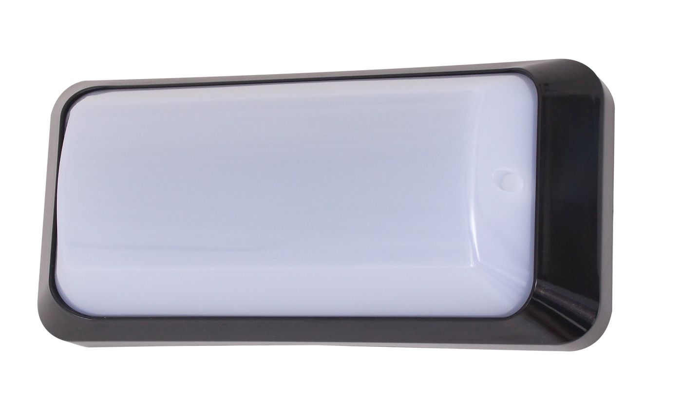 Esenlite Smart Motion Sensor Light - Waterproof Led Ceiling/Wall Mount, Dusk To Dawn, Black