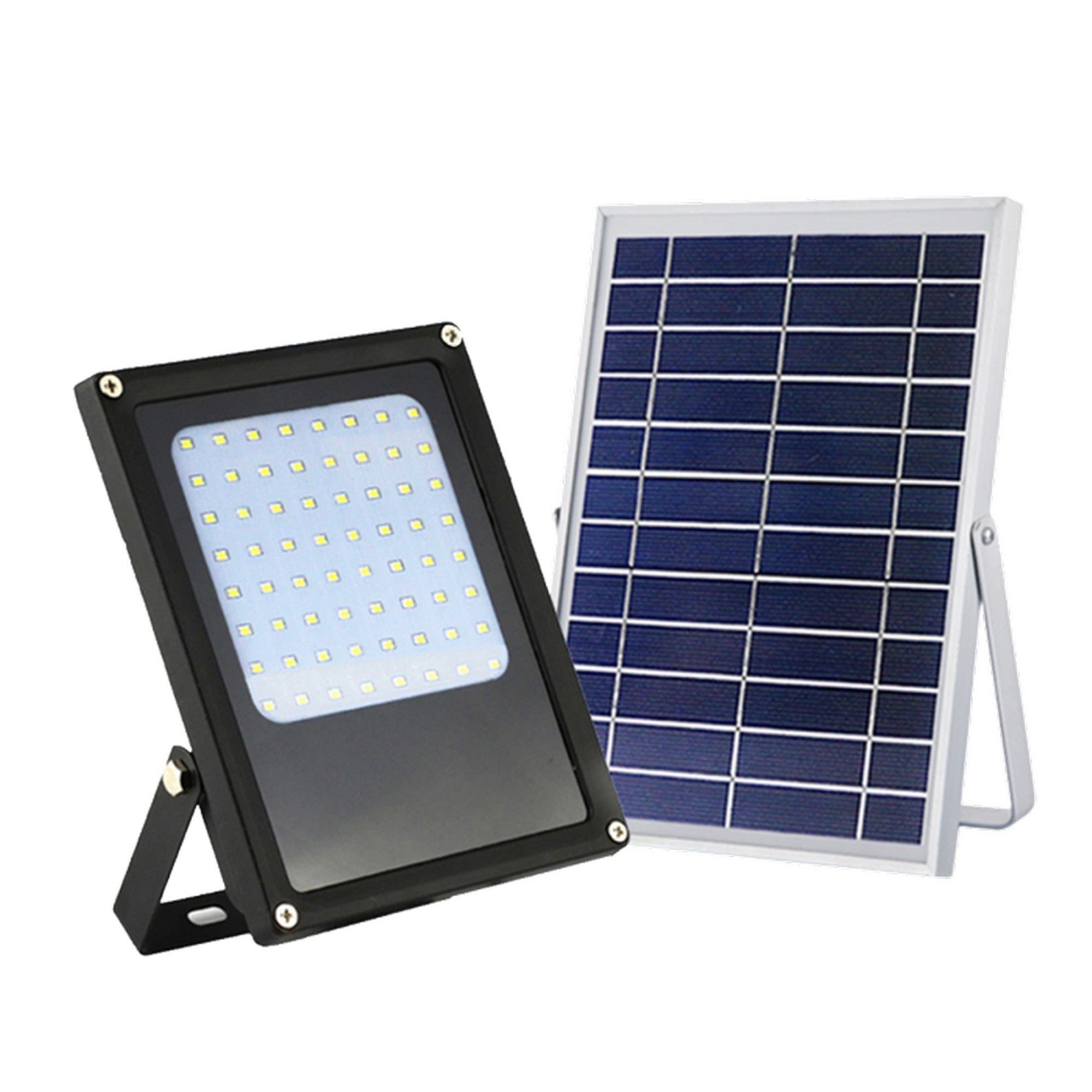 Eleding Solar Powered 5W Black Led Landscape Flood Spot Light With Brightness Control
