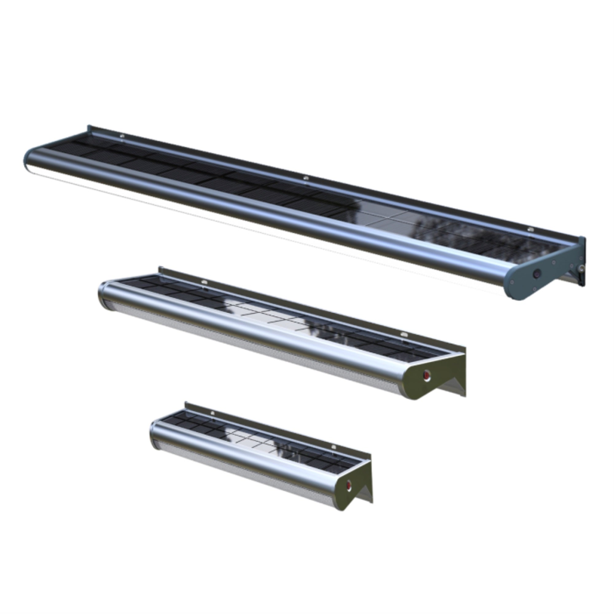 Eleding Solar Powered 4Ft Led Wall Light - Weatherproof Wireless Security Light For Outdoor Use