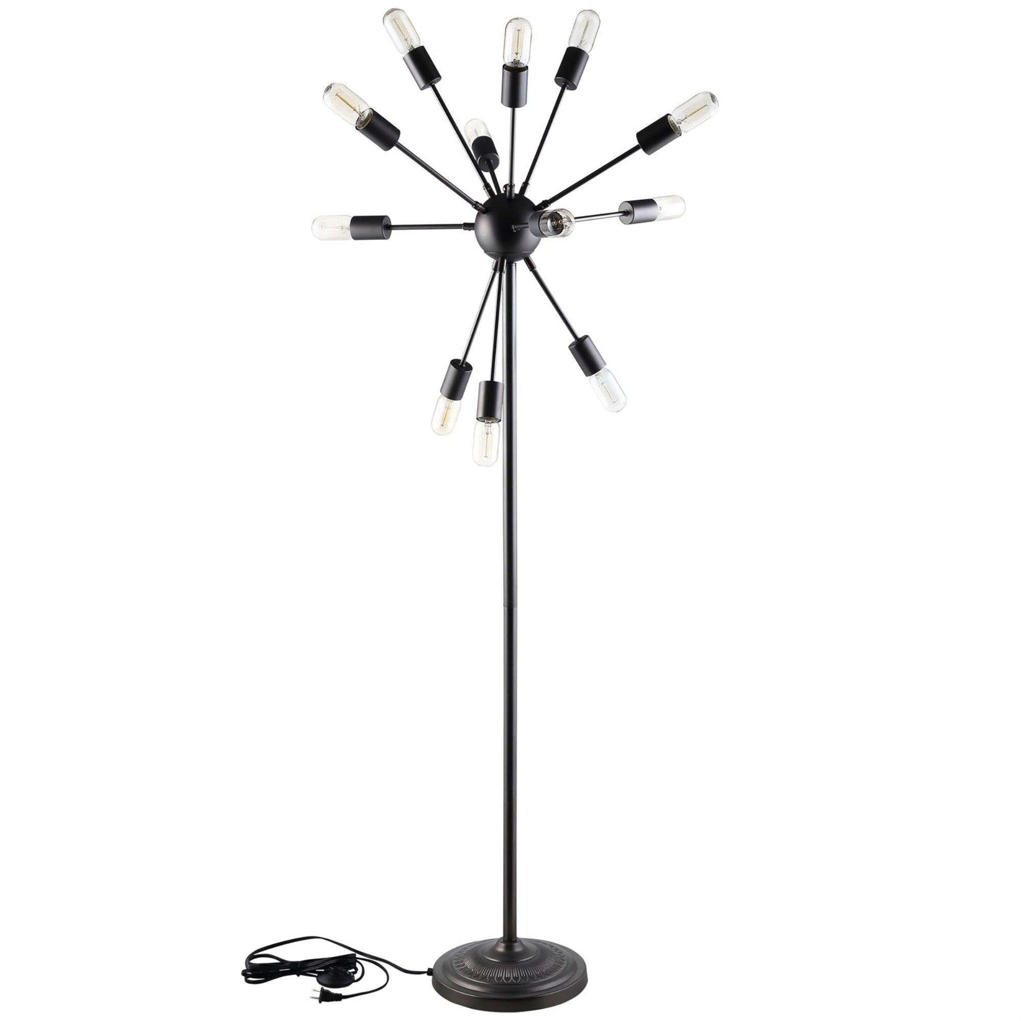 Spectrum Floor Lamp - Radiant Light, Colorful or Classic White Bulbs, Captivating Centerpiece for Festive Atmosphere - 1 Lamp