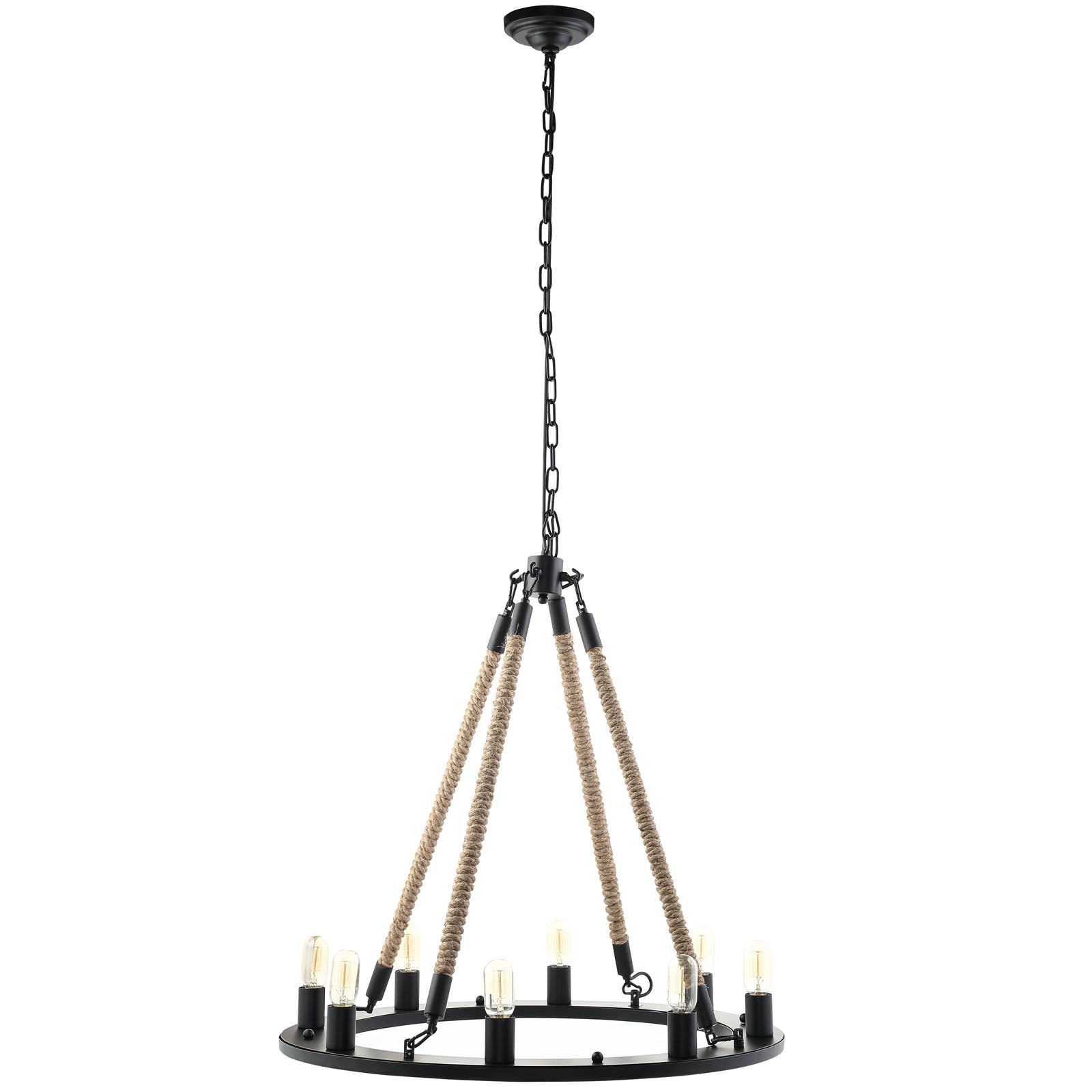 Encircle Chandelier  Black