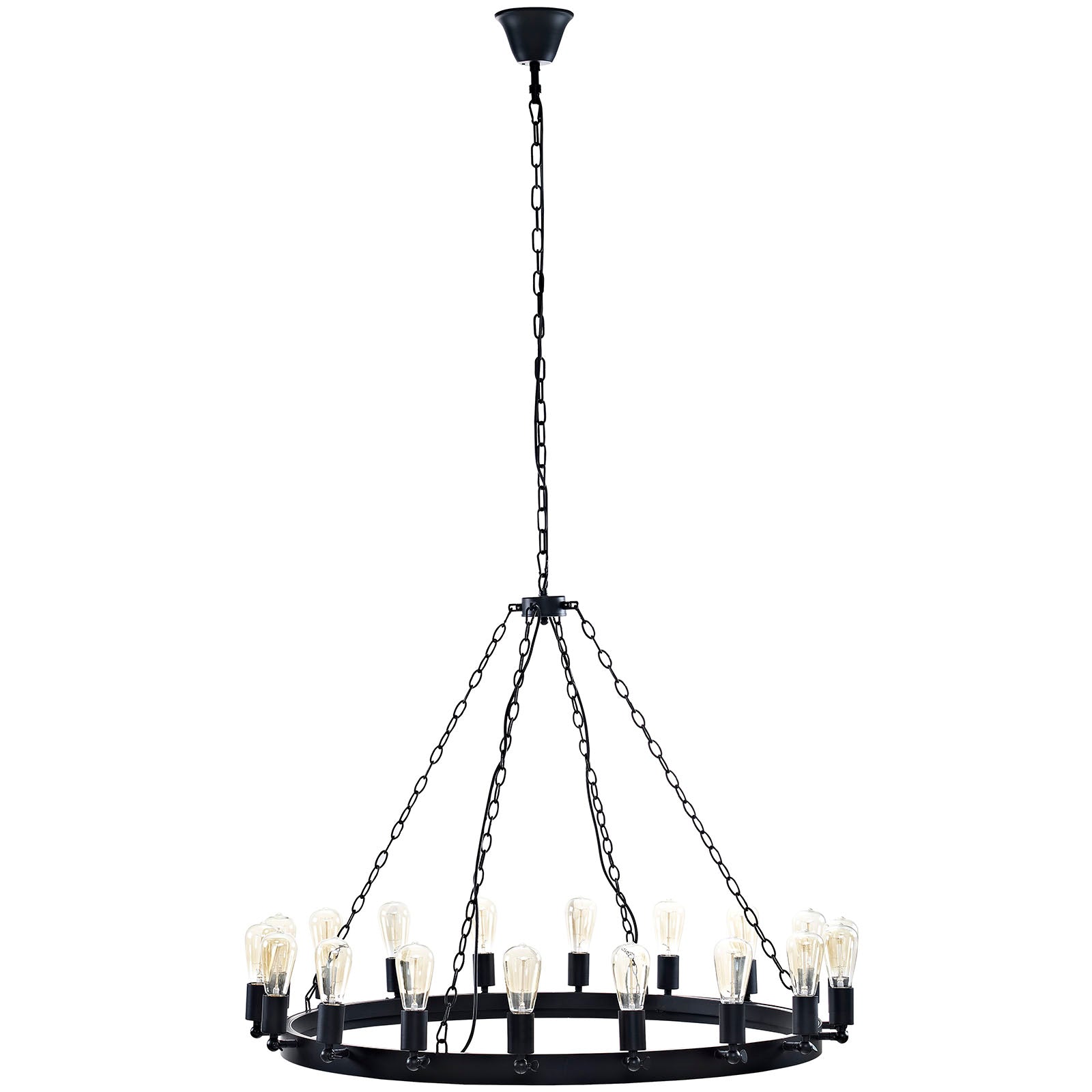 Teleport 43 inch Chandelier  Brown