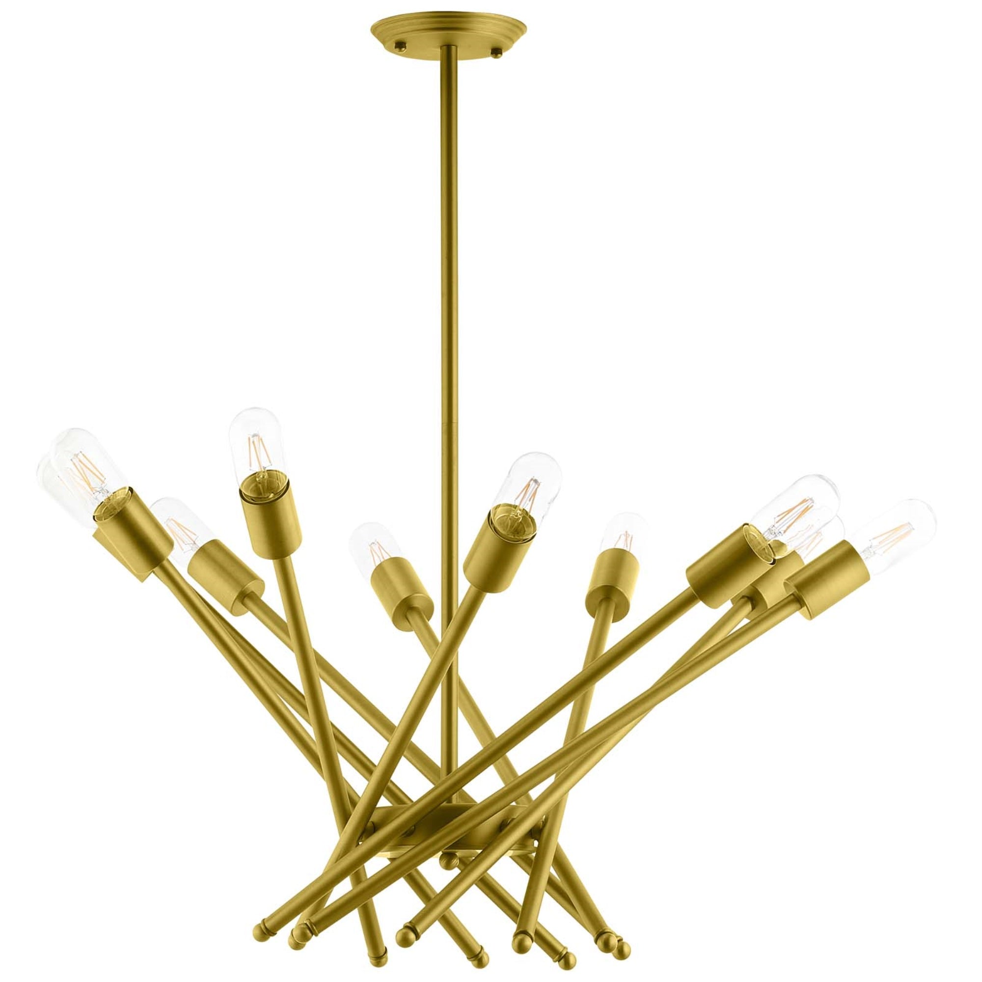 Cherish Brass Pendant Light  Radiant Illumination, Height Adjustable, Contemporary Design  Bulbs Not Included