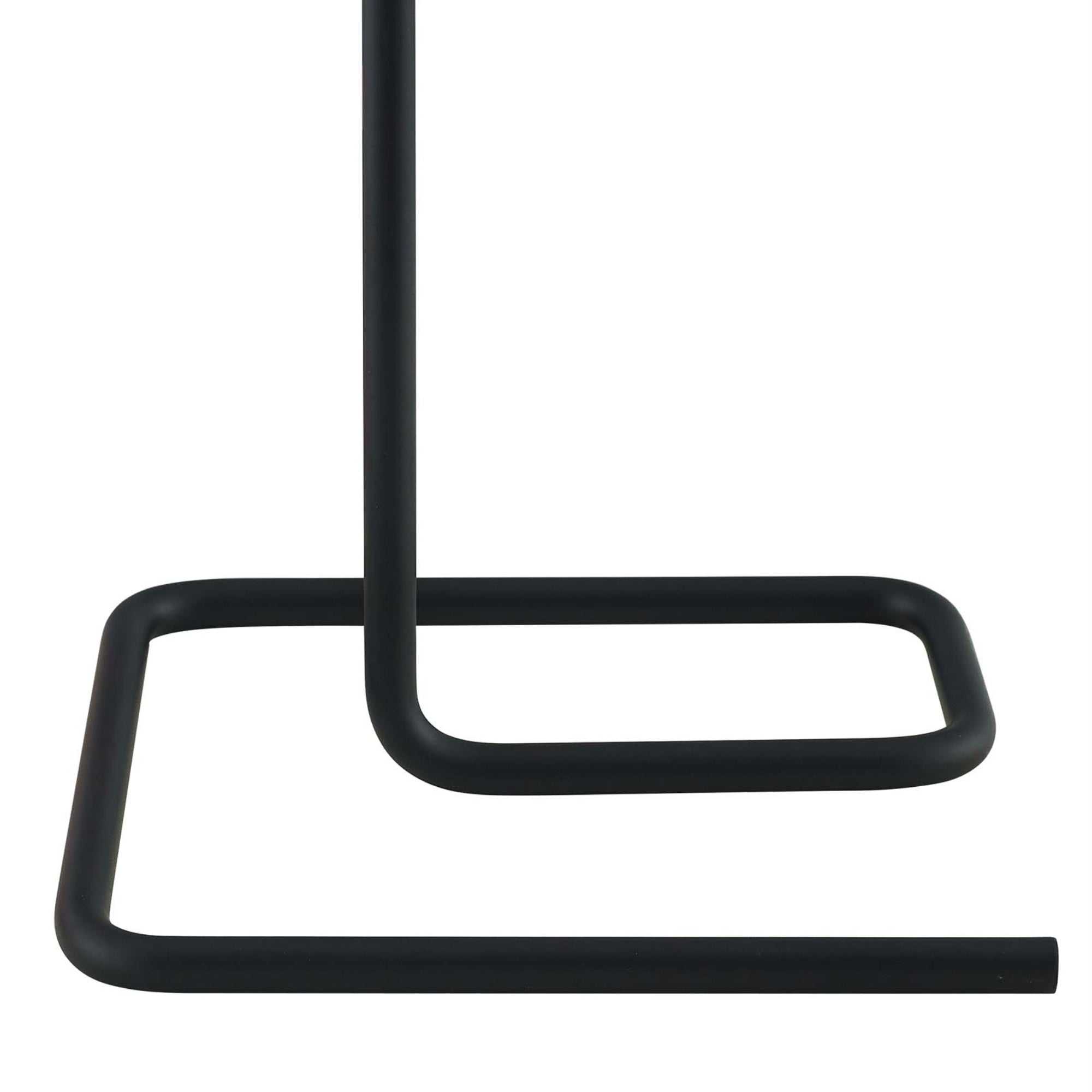 Signal Table Lamp - Industrial Design, Matte Black Base, Antique Brass Socket, Vintage Aesthetic, Rustic Modern Farmhouse, E26 4