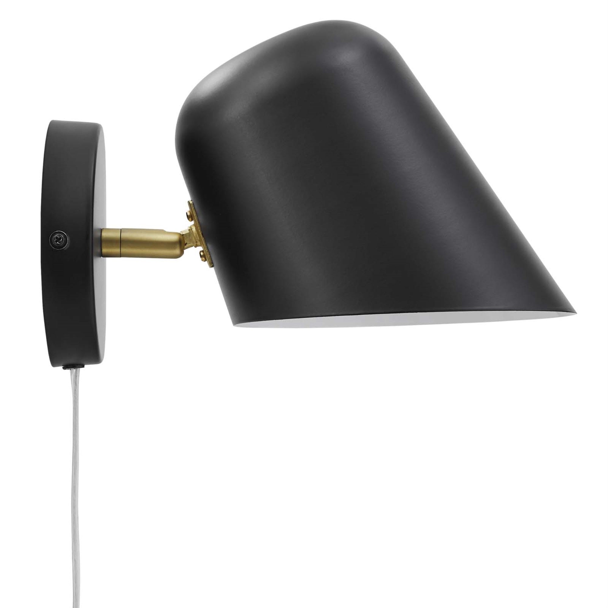 Modway Briana Wall Sconce, Metal, 11inD x 7inW x 7inH, Black, Model EEI-5300-BLK