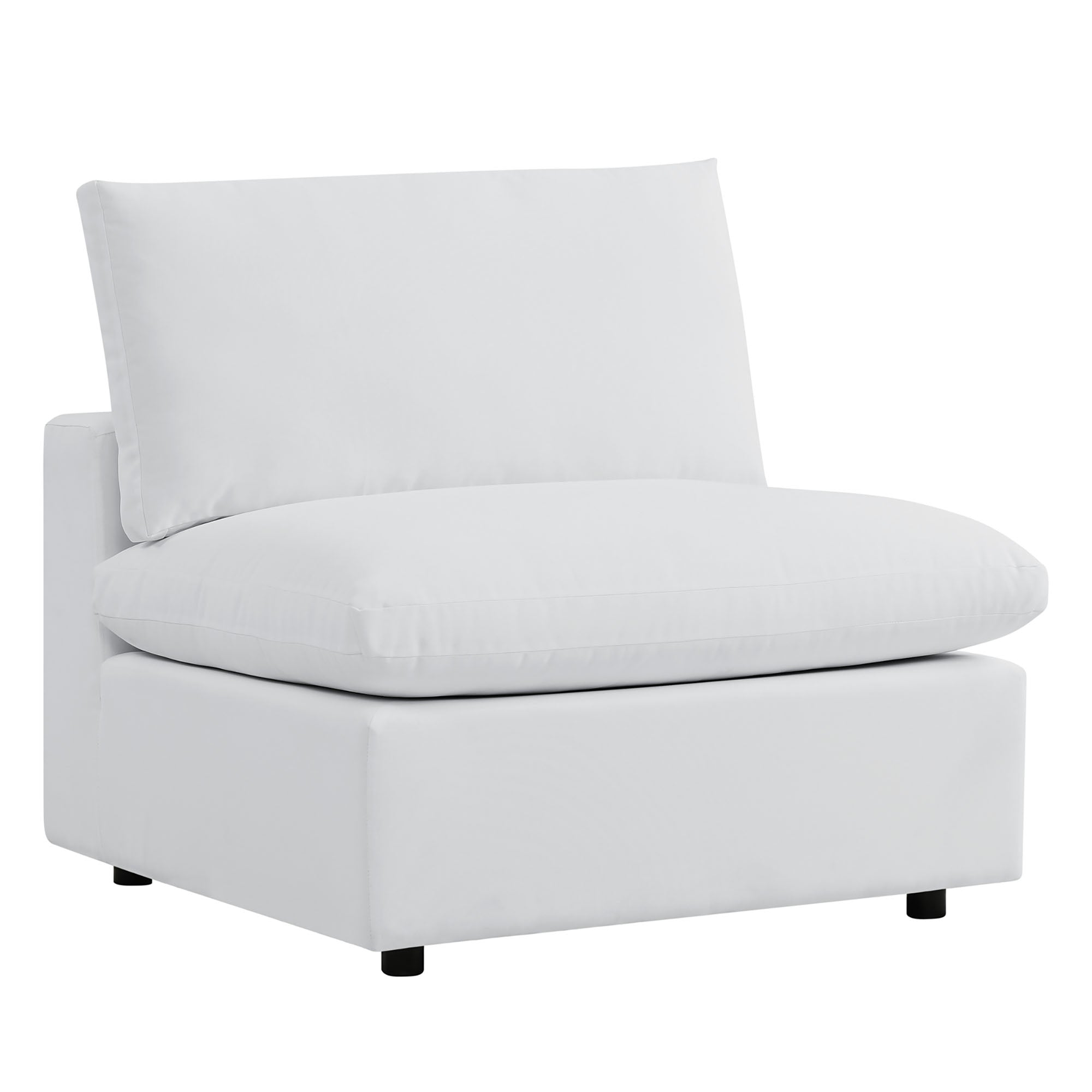 Commix Outdoor Patio Sectional Sofa – 5-Piece White Sunbrella® Edition by Patio Elegance