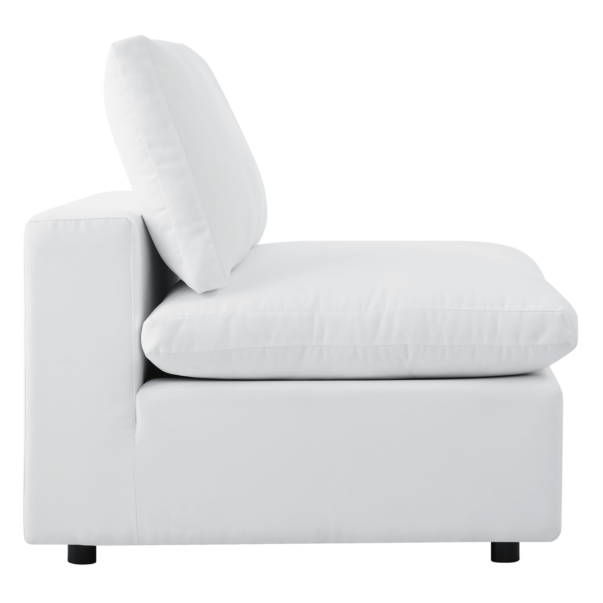 Commix Outdoor Patio Sectional Sofa – 5-Piece White Sunbrella® Edition by Patio Elegance