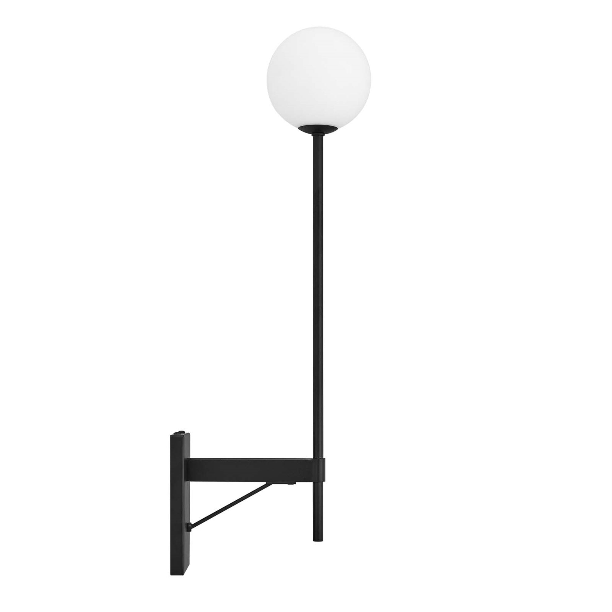Modway Riva Wall Sconce, Metal, Black, Model EEI-6533-BLK