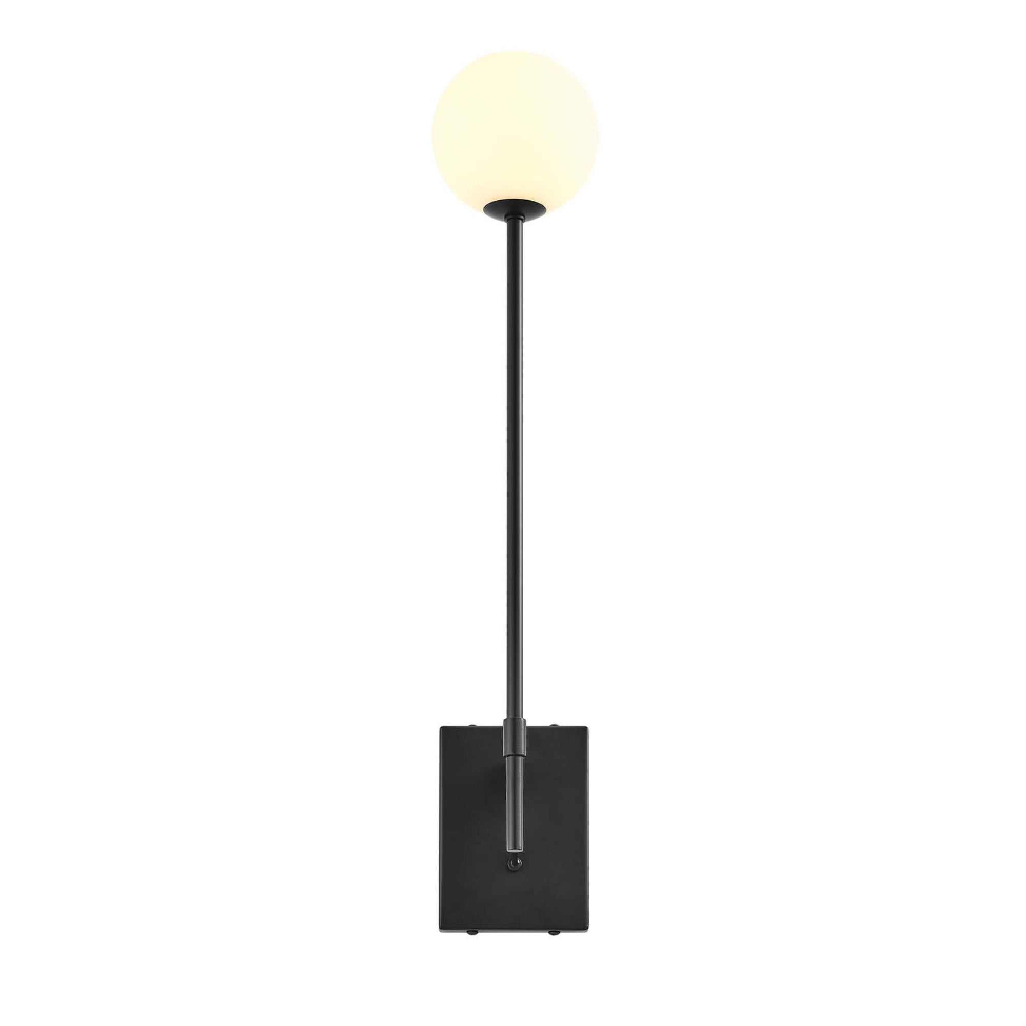 Modway Riva Wall Sconce, Metal, Black, Model EEI-6533-BLK