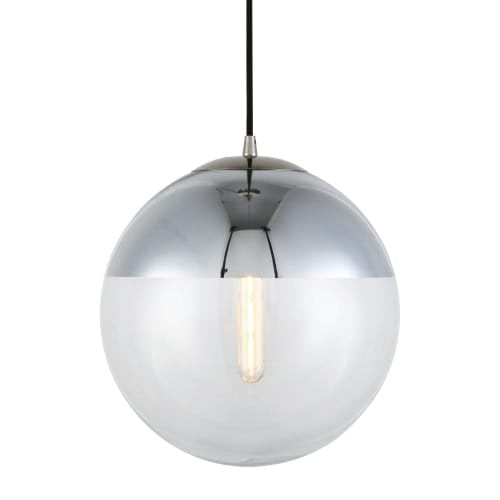 Elegant Lighting Corona Collection 9800F12C/Rc 4-Light Flush Mount With Royal Cut Crystals, Chrome Finish