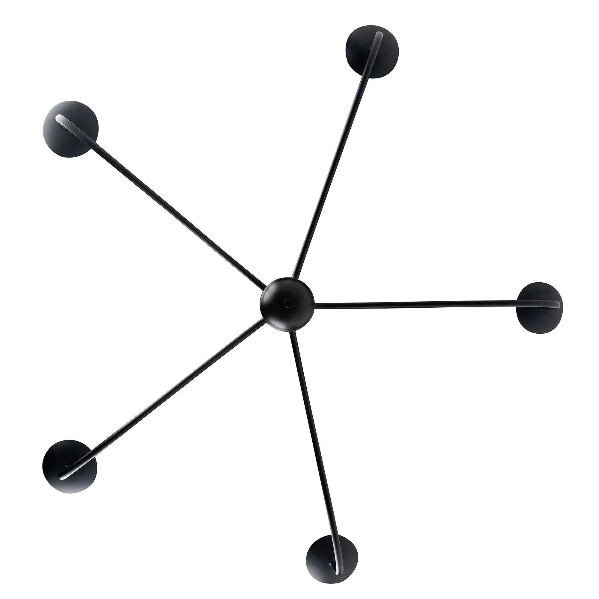 Ellie 5-Light Elegant Industrial Dimmable Chandelier