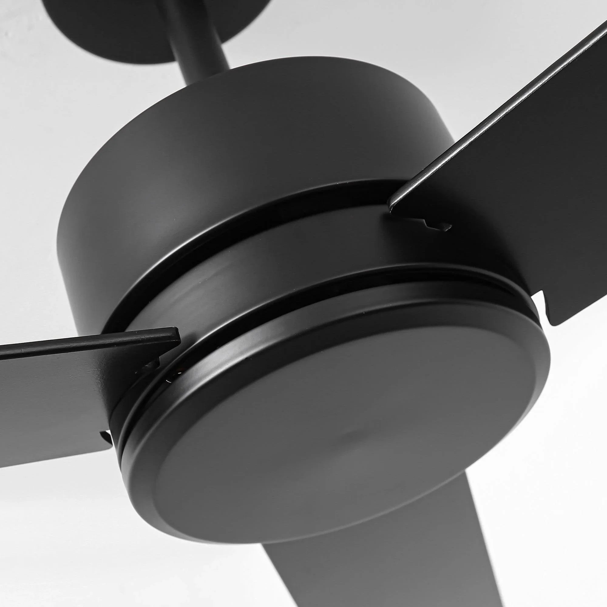 52" DC Motor 3 Blades Modern Downrod Mount Ceiling Fan