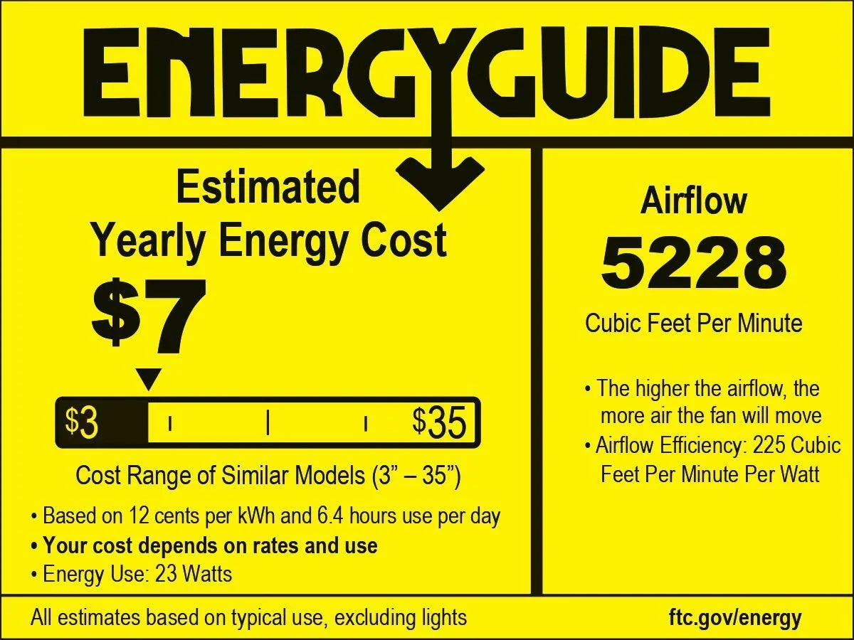 60" Black Led Indoor Ceiling Fan with Remote 8 Blade