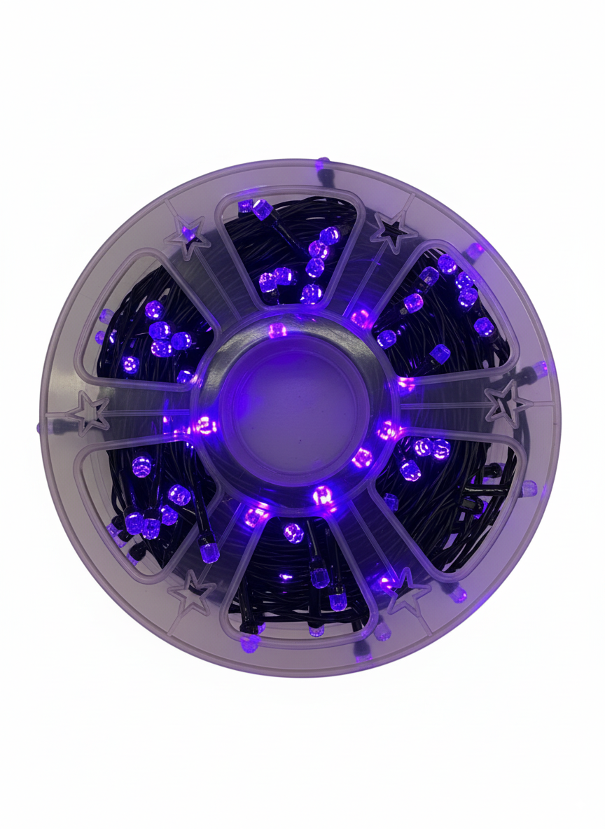 300 LED String Light Super Bright Roll - Purple