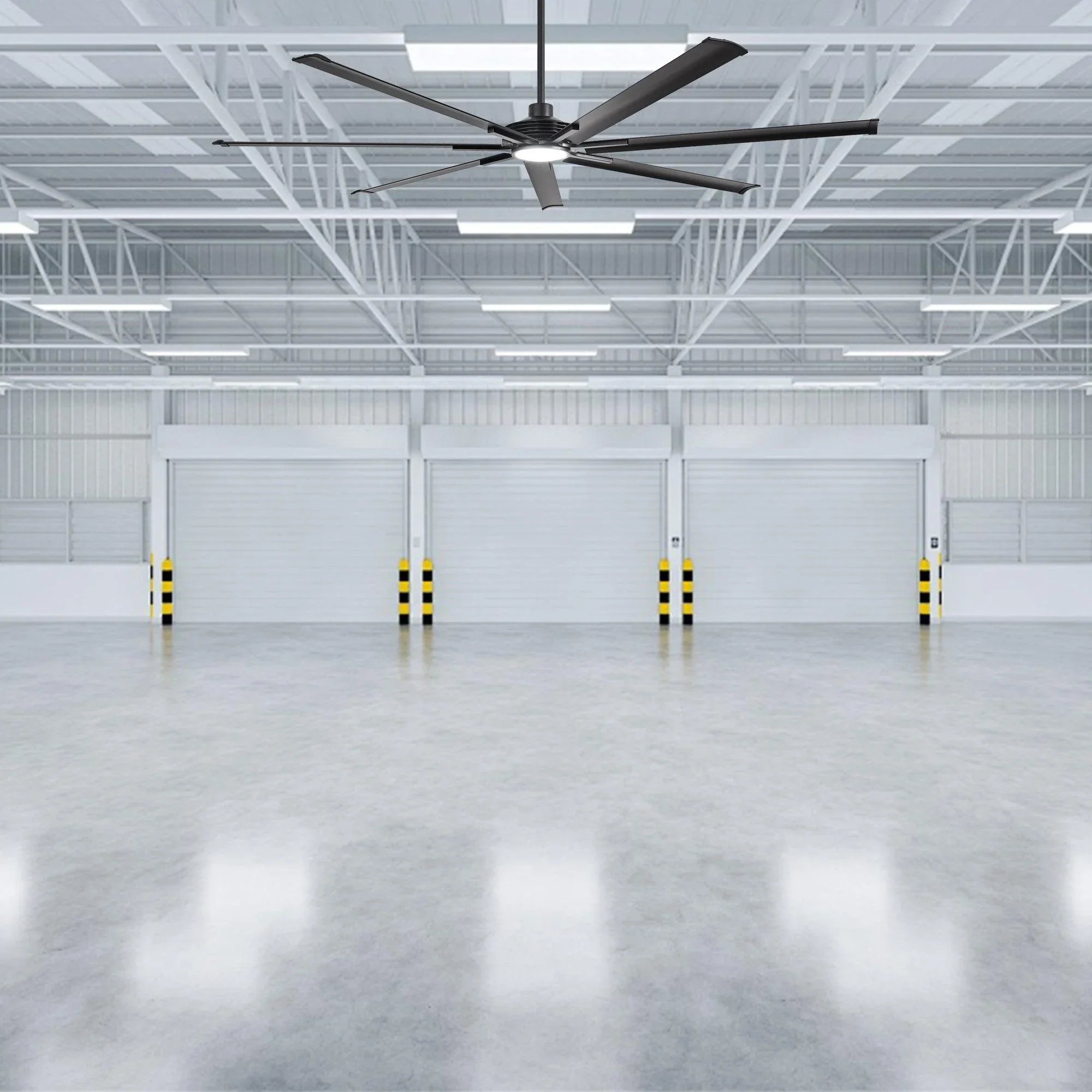 Padus Large Ceiling Fan with Dimmable Light and Remote Control