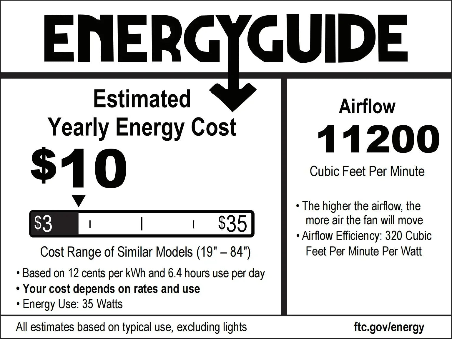 Silent Storm Extra Large Ceiling Fan with Remote Control