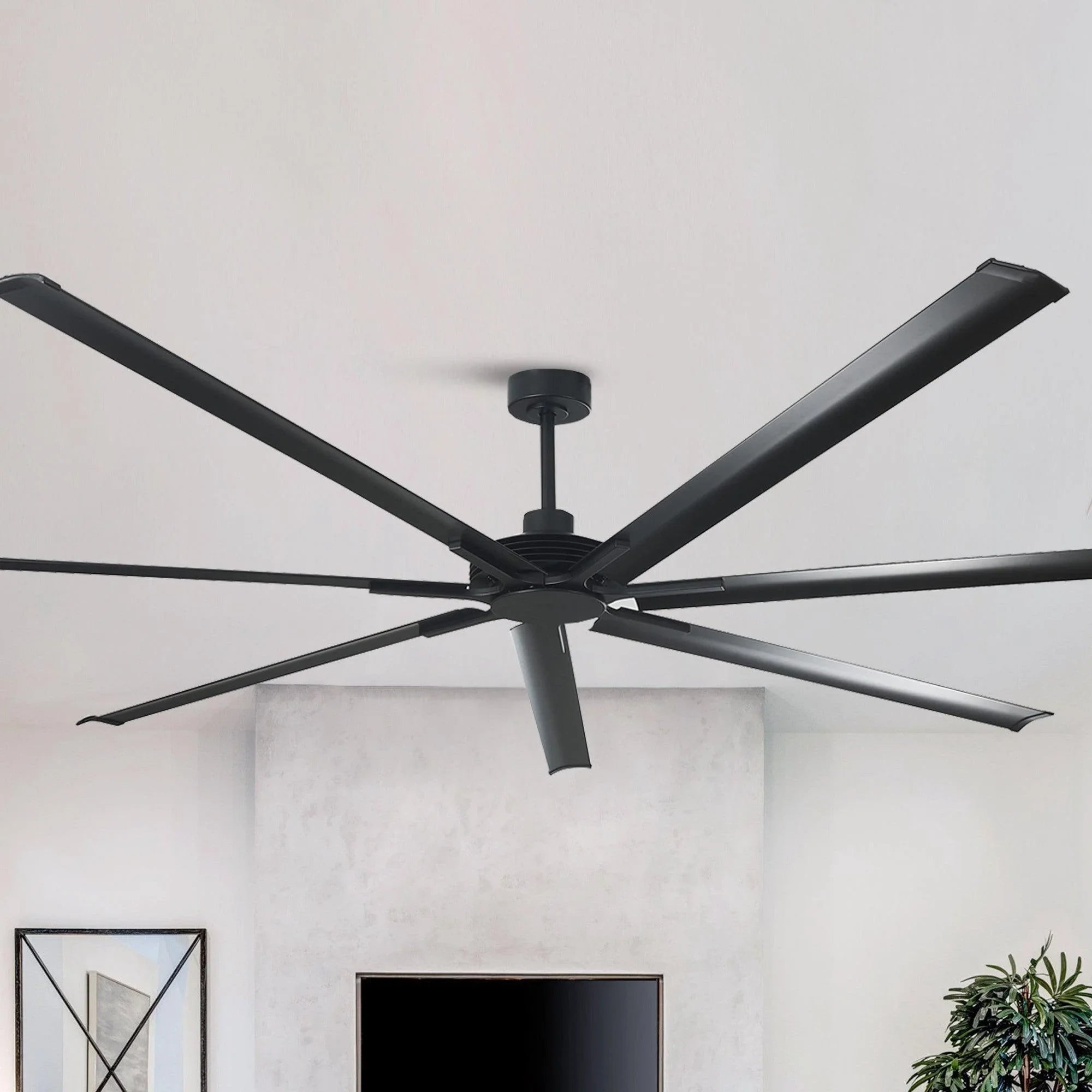 Silent Storm Extra Large Ceiling Fan with Remote Control