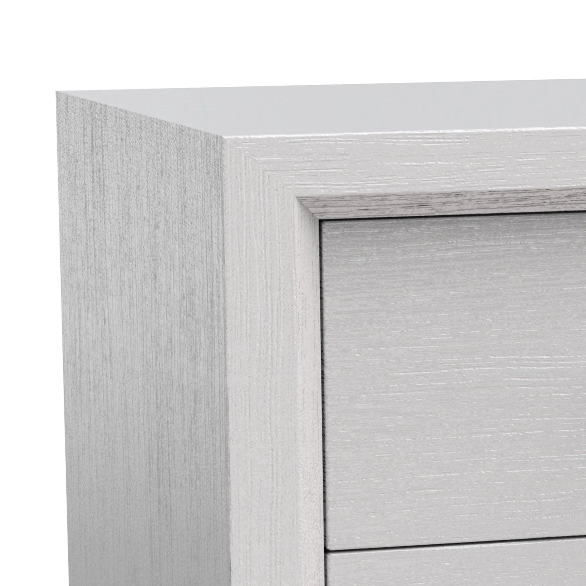 Furniture of America Lucien Modern Wood Nightstand with 2 Drawers