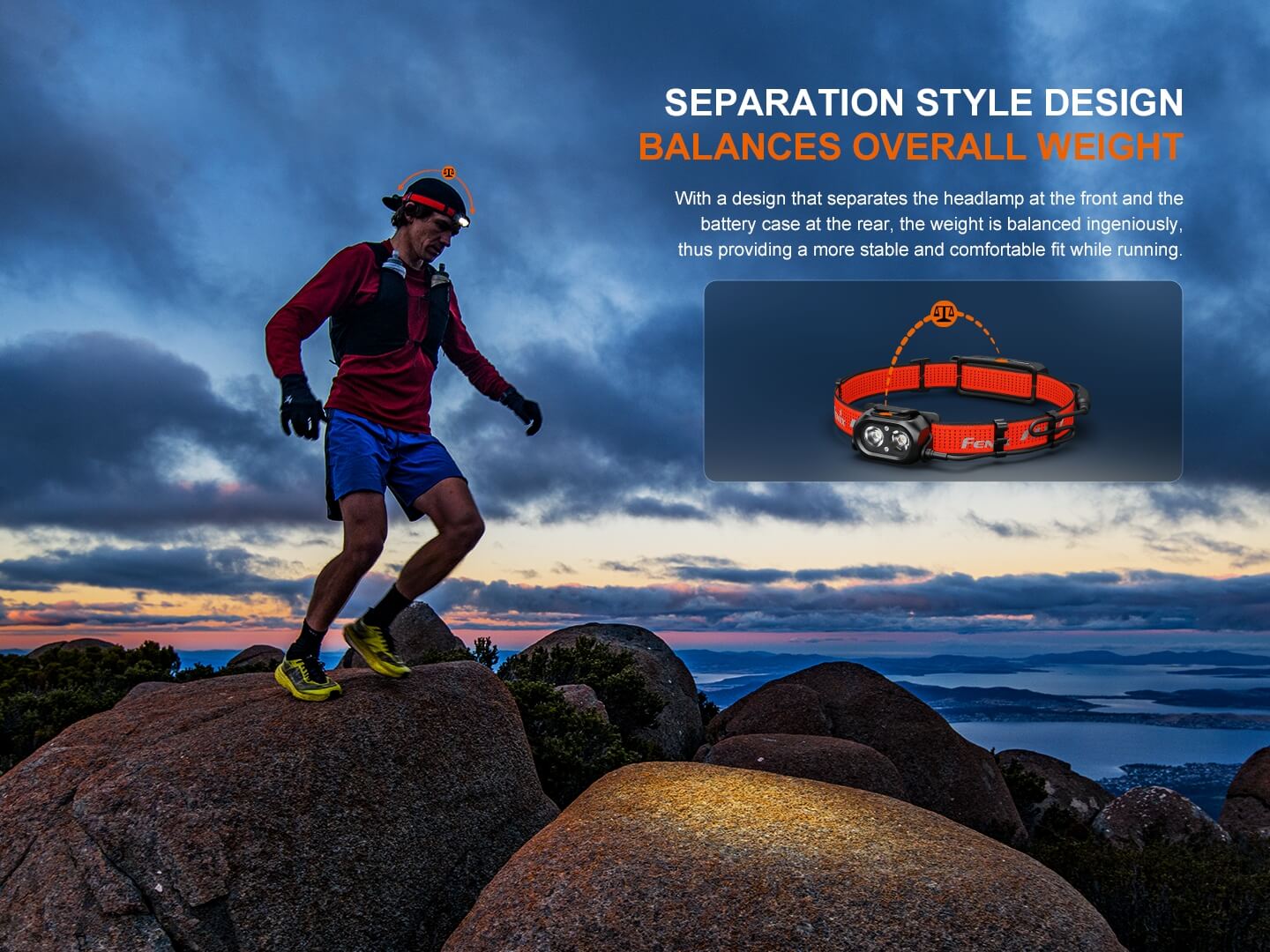 Fenix HP12R-T Balanced Trail Headlamp