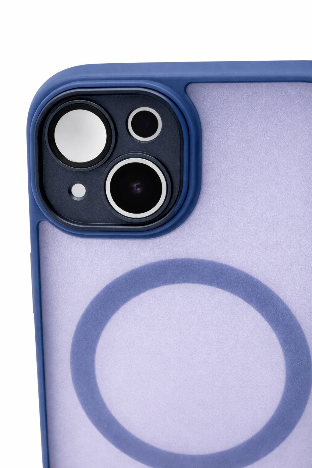 For Wireless Charging Case For iPhone Shockproof Lens Protection Cover Navy Blue