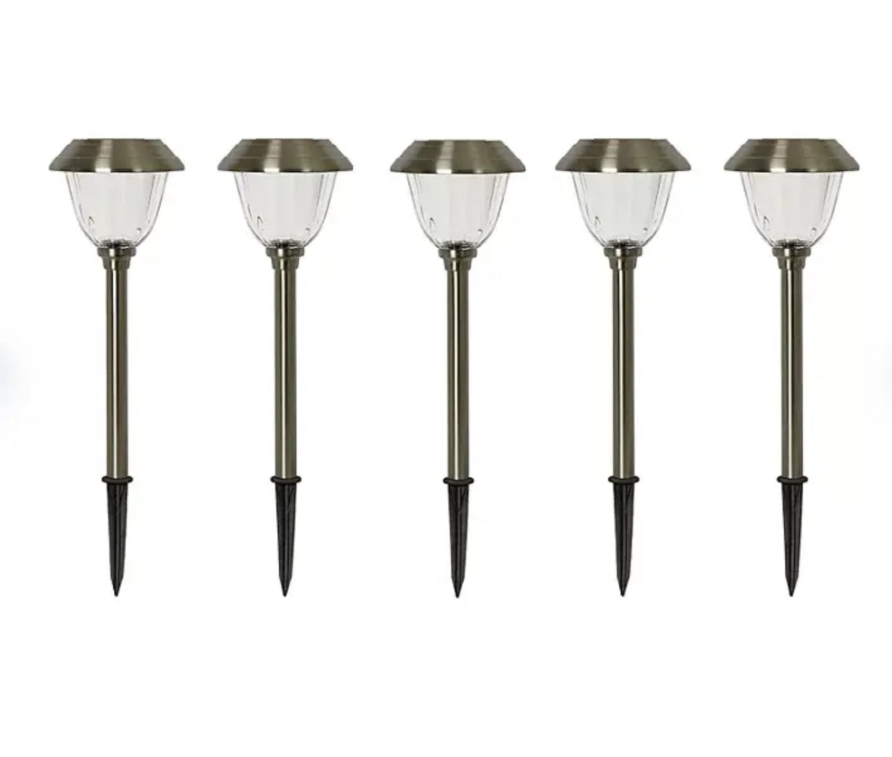SmartYard (Member’s Mark) 5-Pack Oil-Rubbed Bronze LED Solar Path Lights
