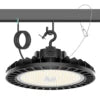 ETL Listed UFO for LED High Bay Light 240W 150W 500W 0-10V Dimmable Aluminum Industrial Grade 5' Cable Plug IP65 Warehouse Light