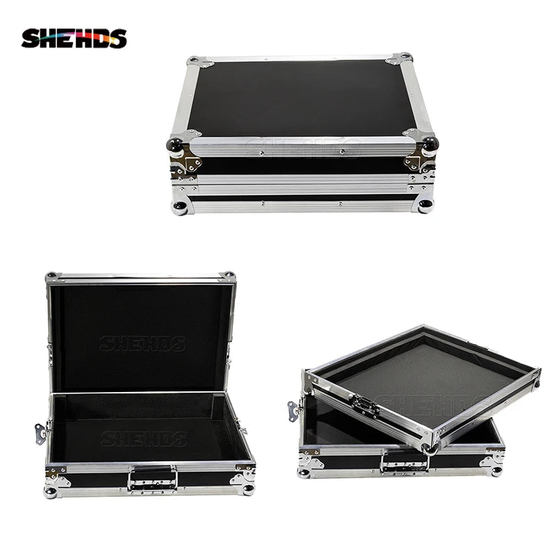 SHEHDS 1024 DMX Console With Flight Case DJ Controller Suitable for Moving Head Light Par Light Series Stage Light Equipment