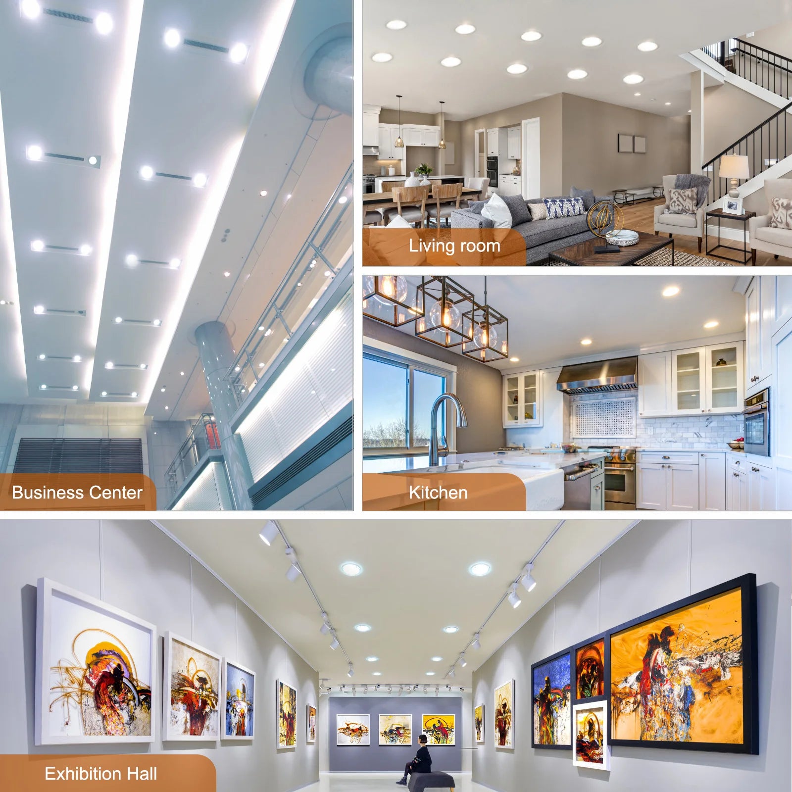 Daybetter 6-inch 24PACK RGB 120V 13W WiFi Smart LED Recessed Downlight DIY for Residential & Commercial Indoor Ceiling Light
