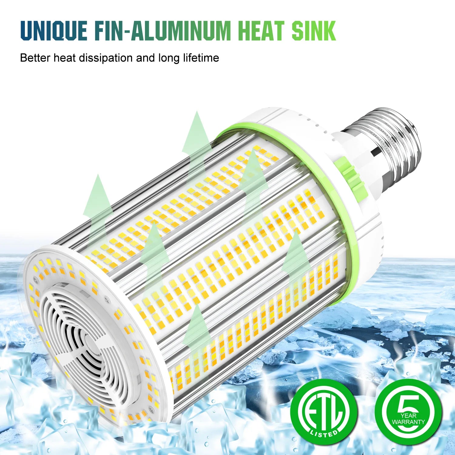 Corn Lamp Replacement for 200w Hid 240 Volt 360 Degree Ip65 E40 E27 Led Street Light Bulb 45w Corn Cob Led Bulb