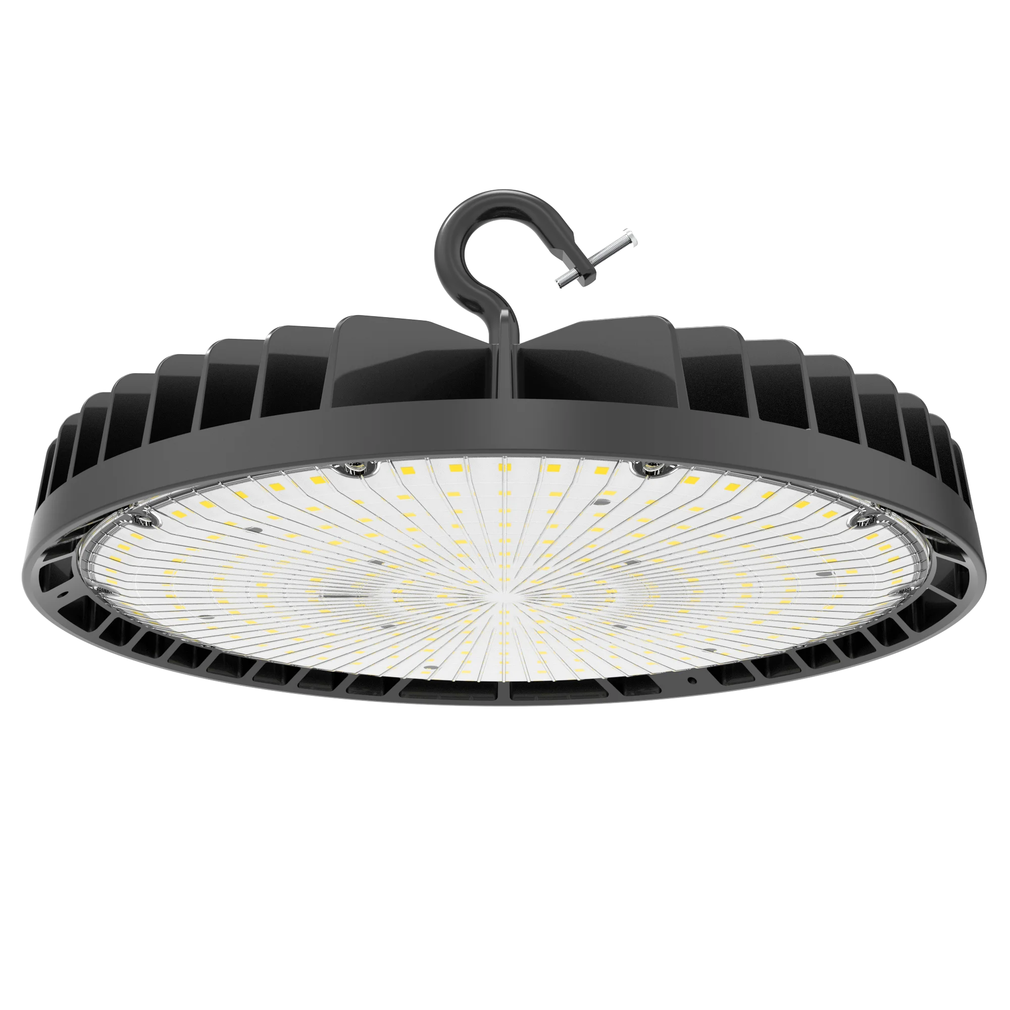 Warehouse Light 100W-320W UFO LED High Bay Light Industrial Warehouse Adjustable CCT IP65 Rating Delivery From USA