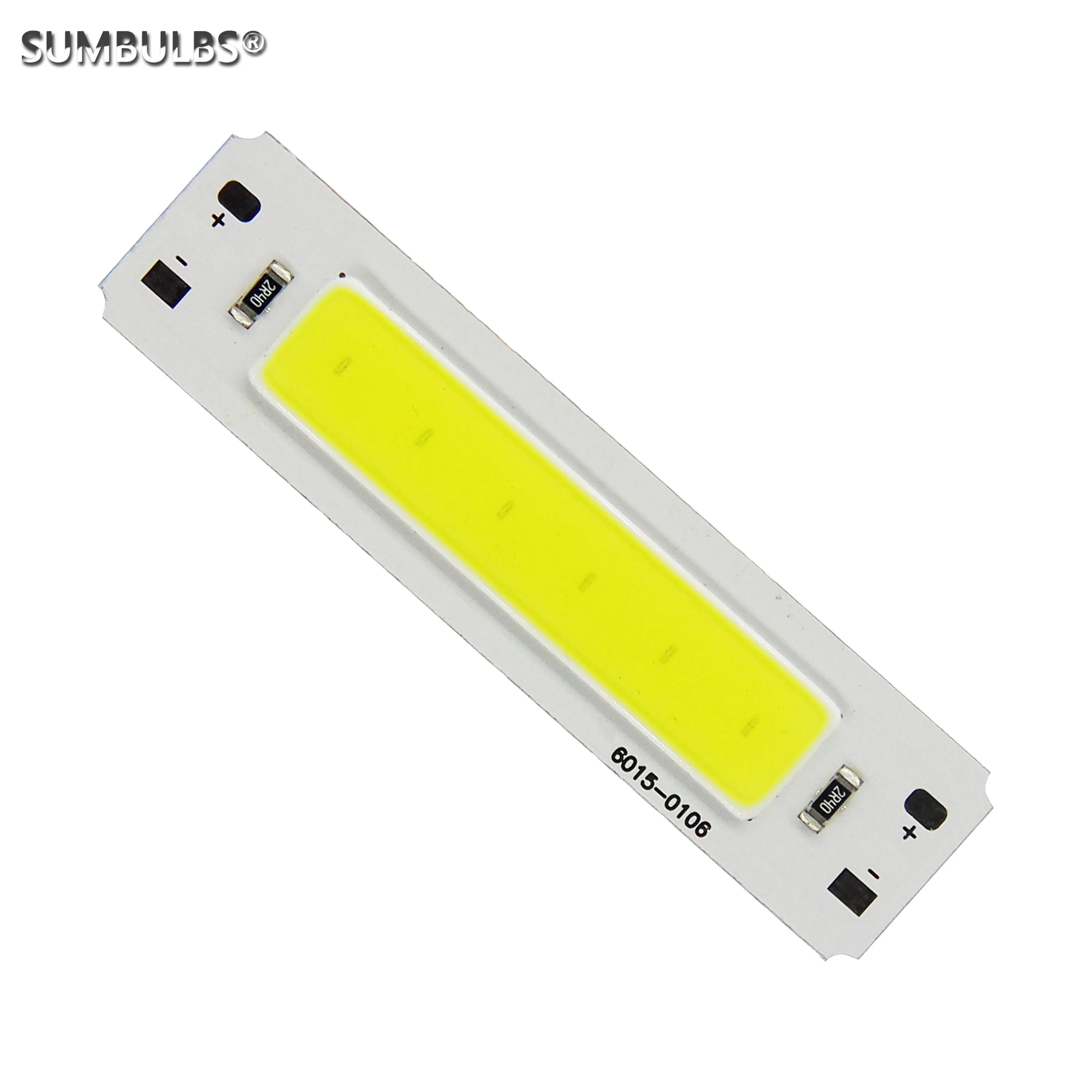 SUMBULBS 5V Input COB LED Bulb Strip Light Source for DIY USB LED Lighting 2W 60*15mm 6cm Bar Lamp Chip Warm Cold White