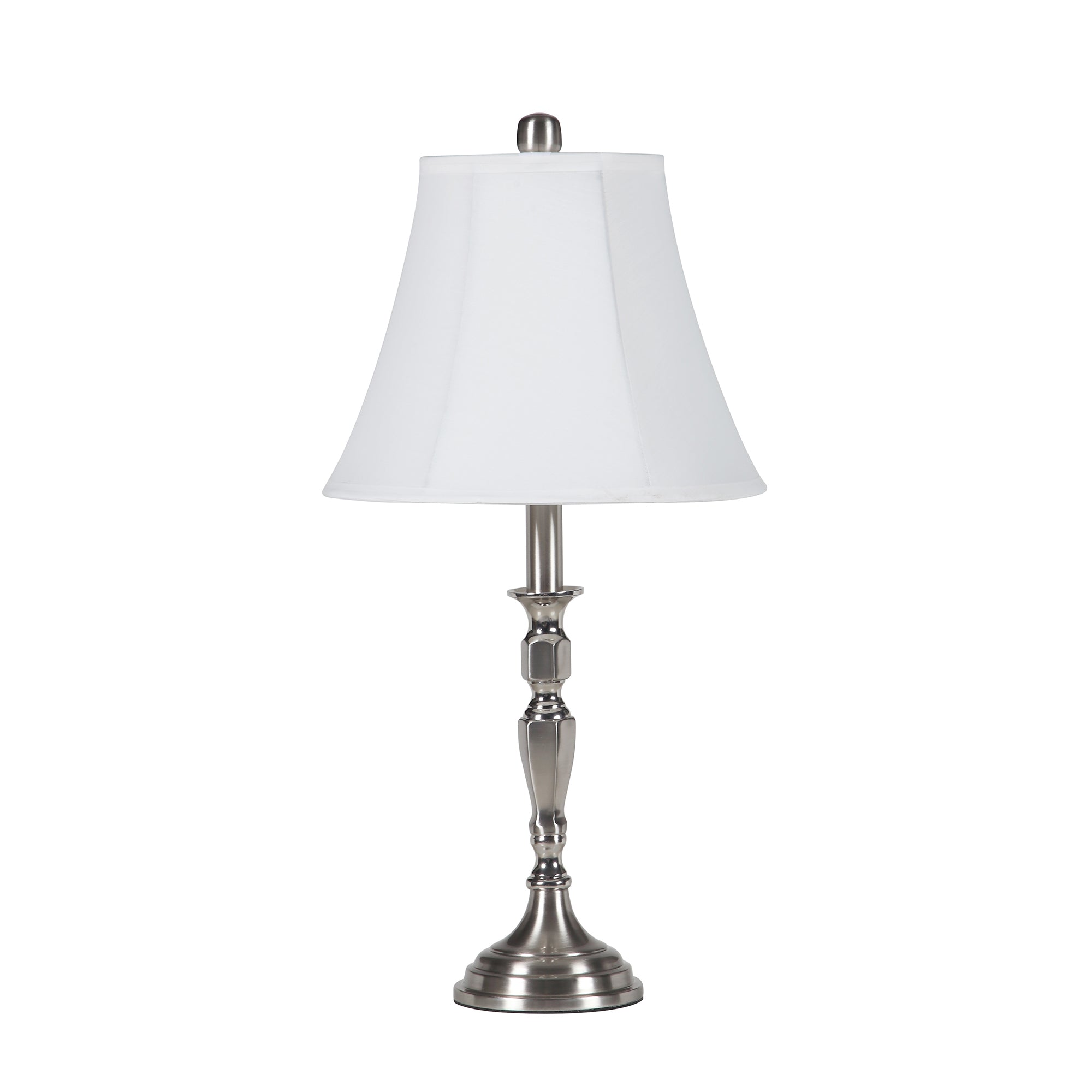24.5'' In Serge Satin Nickel Metal Table Lamp