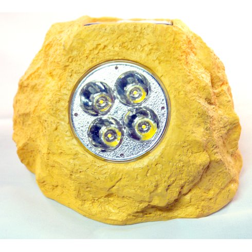 Homebrite Solar 33846/4 Sandstone Rock Solar Spotlight Power Spot Lights For Outdoor Lighting