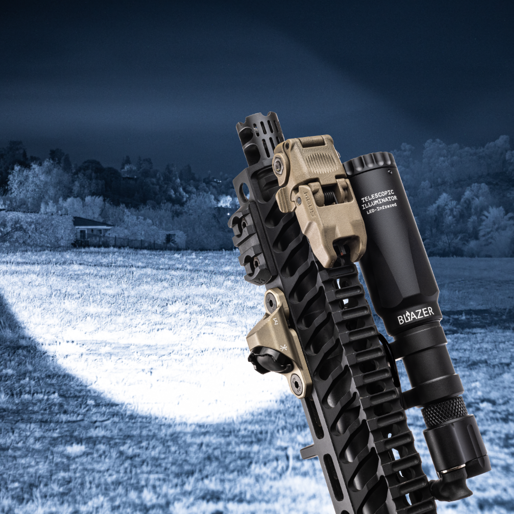 BLAZER I - LED IR Illuminator HEADS + Nylon Wraps (IP65)