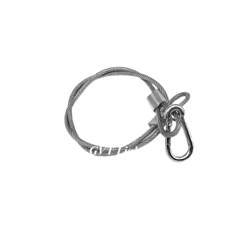 25pcs/lot High Quality 60 cm Long Stage Light Safety Rope Cable/Safe Wire for Stage Light Security 60cm Length