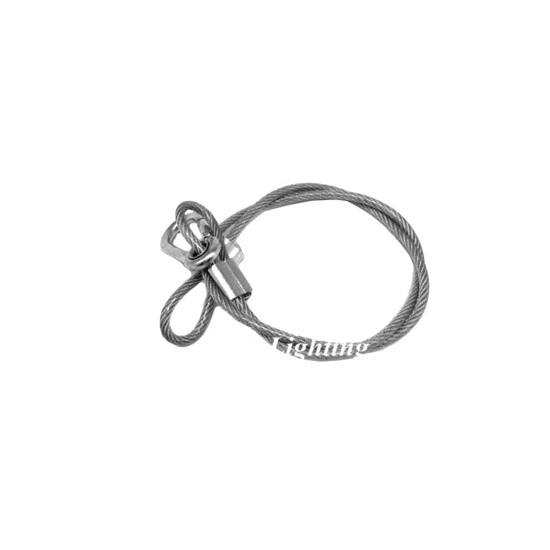 25pcs/lot High Quality 60 cm Long Stage Light Safety Rope Cable/Safe Wire for Stage Light Security 60cm Length