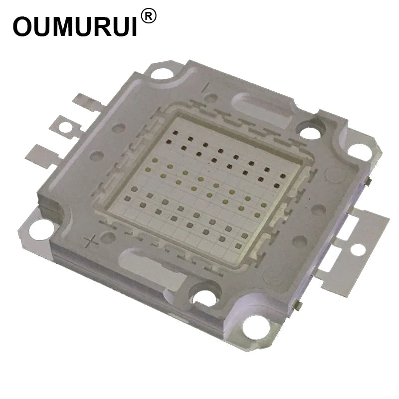 LED COB CHIP 10W/20W/30W/50W/100W LED RGB High Power Lamp stage light Red Green Blue light Chips 10pcs