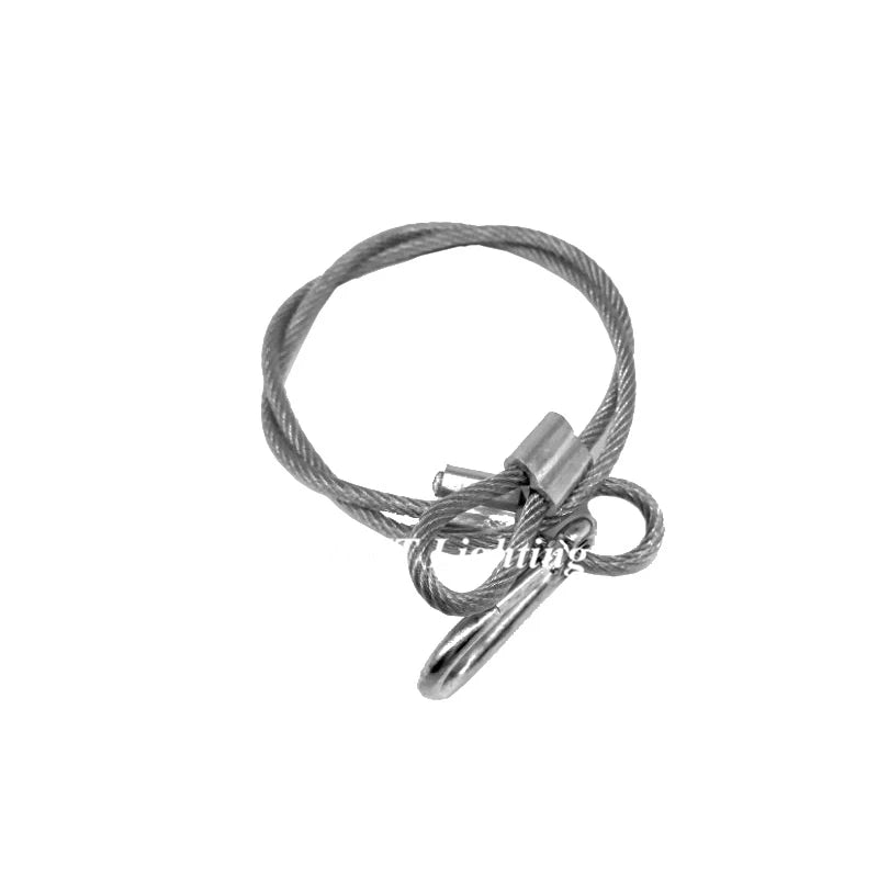 25pcs/lot High Quality 60 cm Long Stage Light Safety Rope Cable/Safe Wire for Stage Light Security 60cm Length