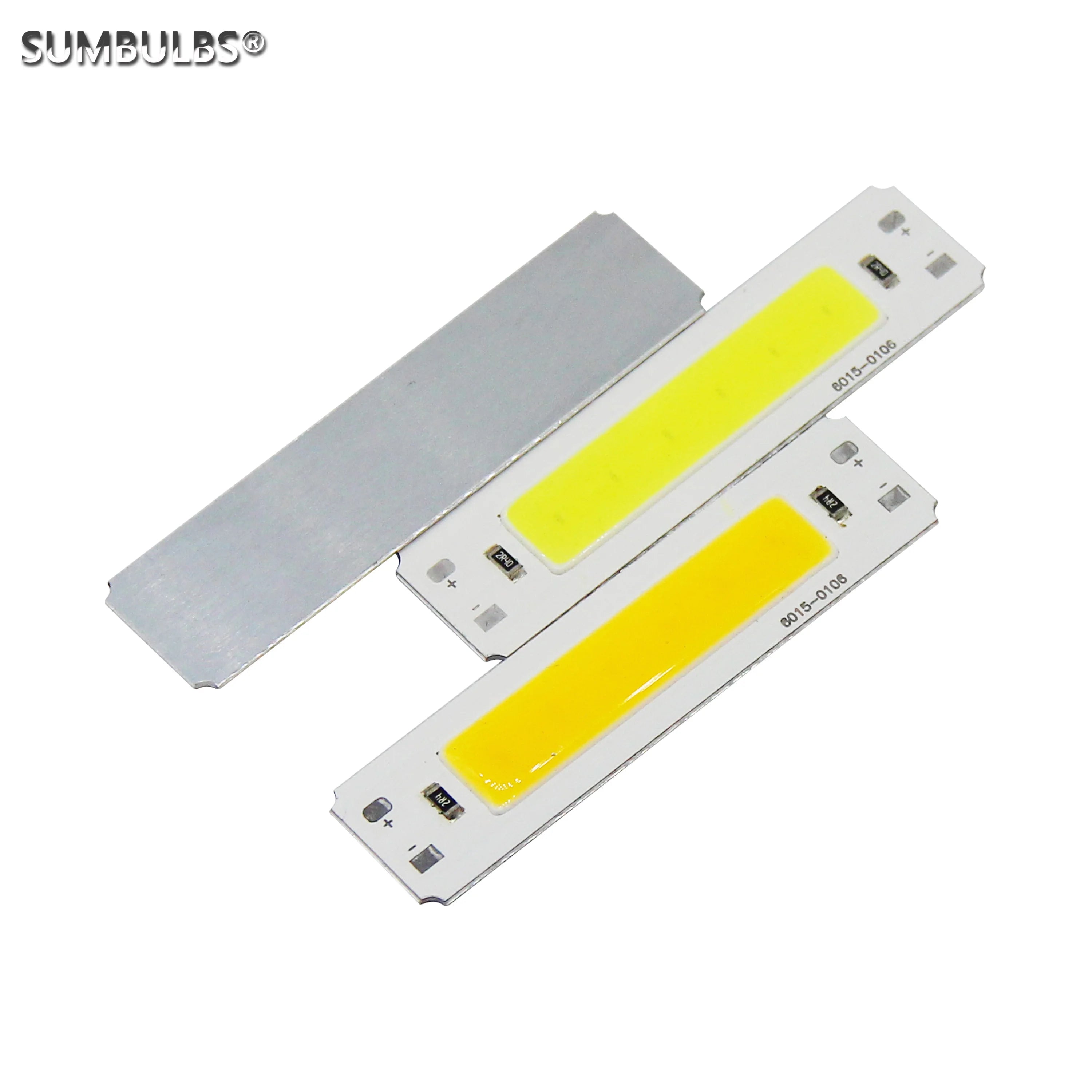 SUMBULBS 5V Input COB LED Bulb Strip Light Source for DIY USB LED Lighting 2W 60*15mm 6cm Bar Lamp Chip Warm Cold White