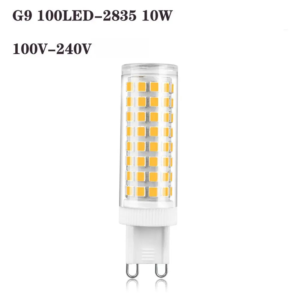 10W G9 100-240V LED Bulb LED Light-Emitting Floodlight On-flicker Ceramic Energy-saving Lamp Household Corn Bulb