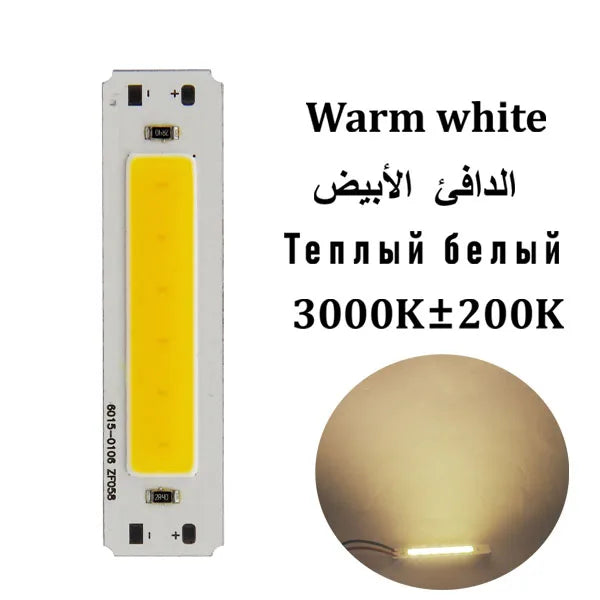 DC 5V Cob Led Bulb Strip Light Source for DIY USB Led Lighting 2W 3000K 6500K Emitting Color High Bright Bulb