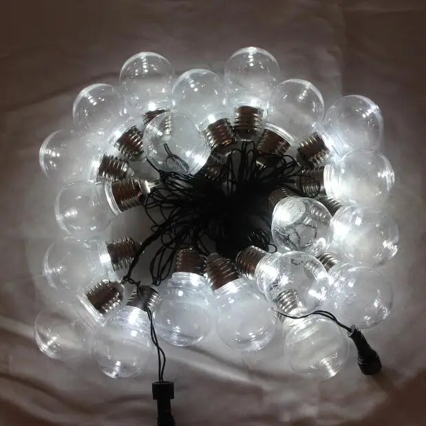 Festoon Led Wedding String Lights Christmas Globe Bulb Fairy Lamps Garland For Party Terrace Home Decoration